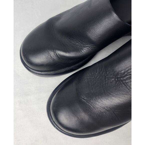 Everlane Black Leather The Puffa Platform Mule Clogs Round Toe in Black | 8.5 - Picture 11 of 14